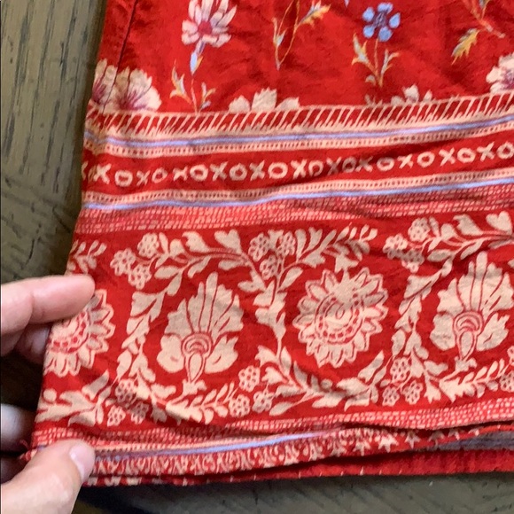 Xhilaration Red Floral Loose Dress - Picture 5 of 6